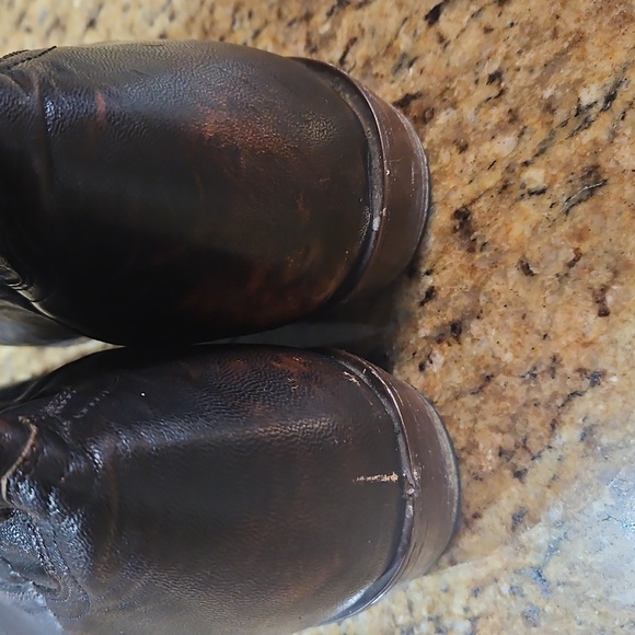 Stetson Black Leather Cowboy Boots - Picture 6 of 7